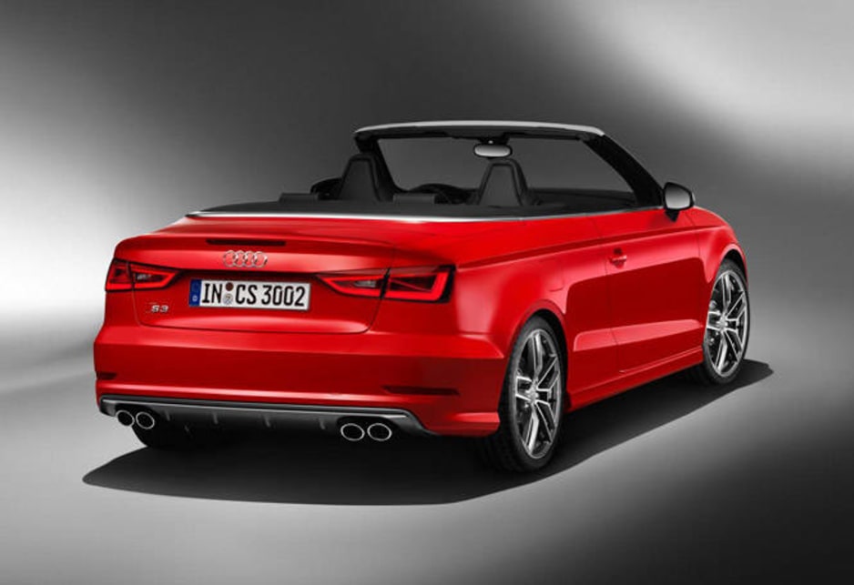 While the current S3 hatch has the choice of a six-speed manual, Audi is so far only talking about a six-speed dual-clutch auto to feed to the convertible's quattro all-wheel drive system.