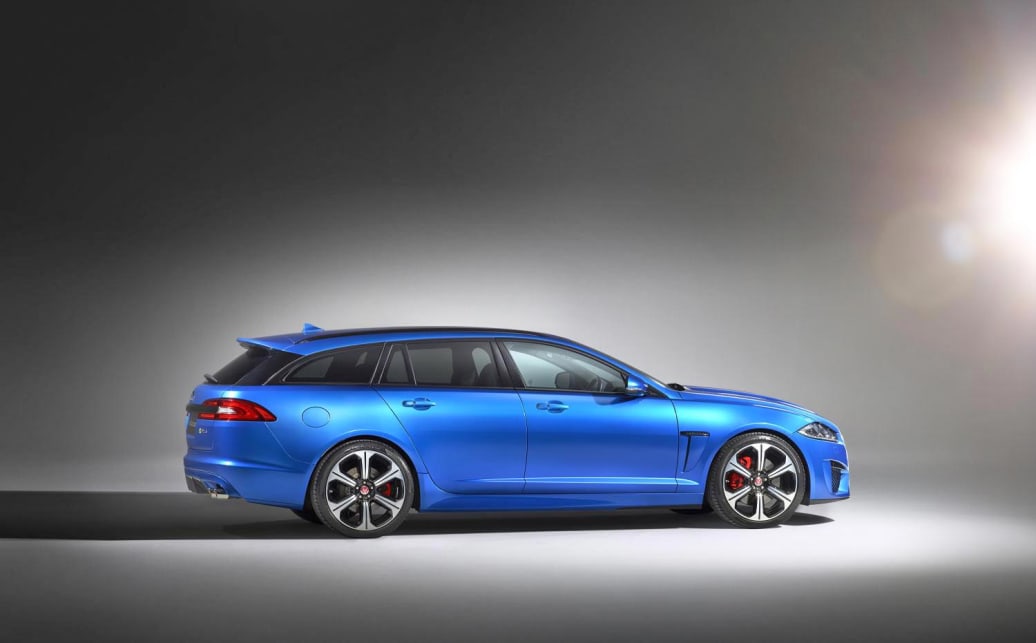 The Sportbrake can also be had in this striking shade of ‘Ultra Blue,’ unique to the fast wagon. 