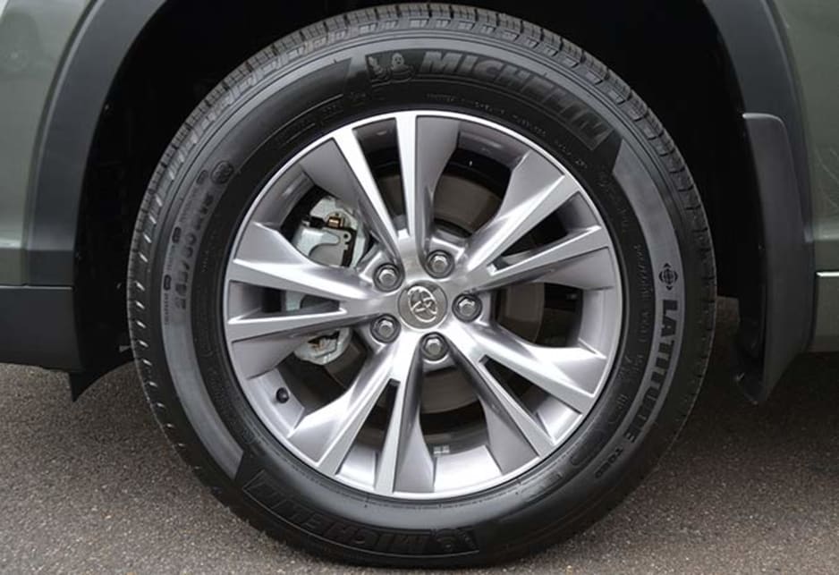 2014 Toyota Kluger GXL 18-inch alloys. 