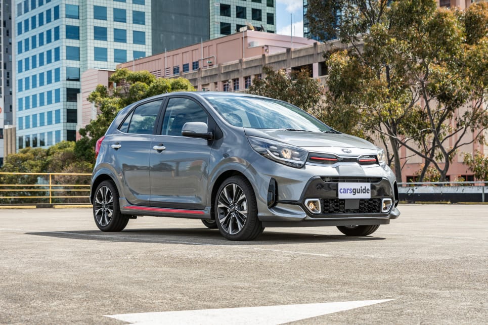 The Picanto is a fun little thing to look at (pictured: 2021 Picanto GT-Line). 
