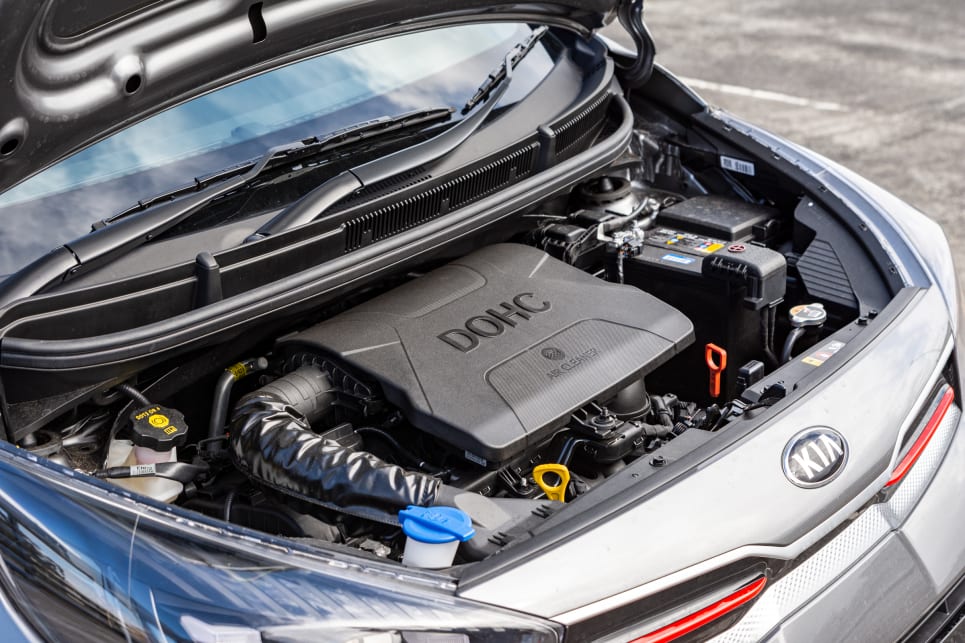 The S and GT-Line continue to be powered by the same 1.25-litre four-cylinder non-turbo petrol engine (pictured: 2021 Picanto GT-Line).