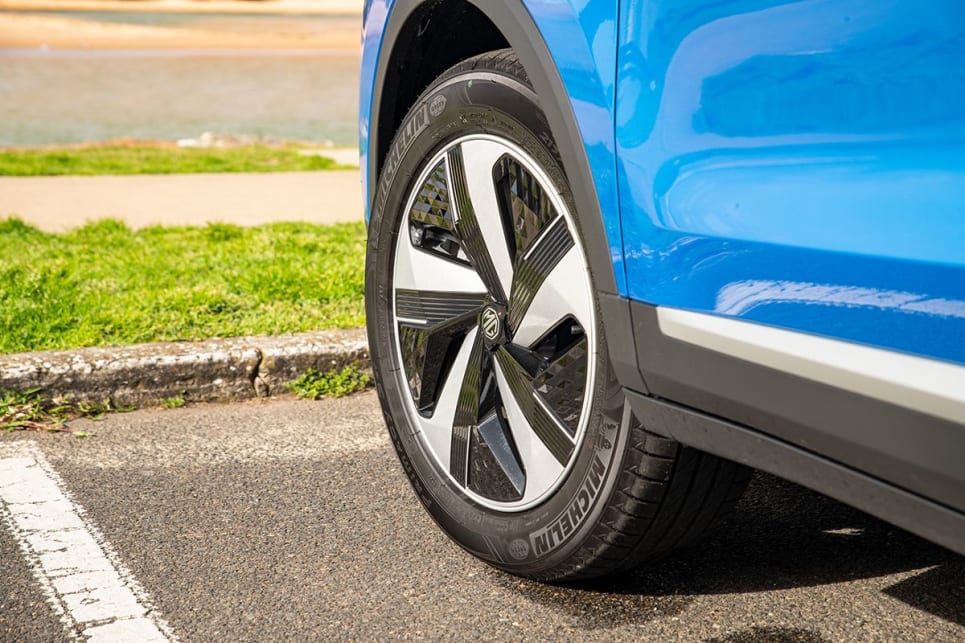 The ZS EV wears 17-inch alloy wheels. (image credit: Tom White)