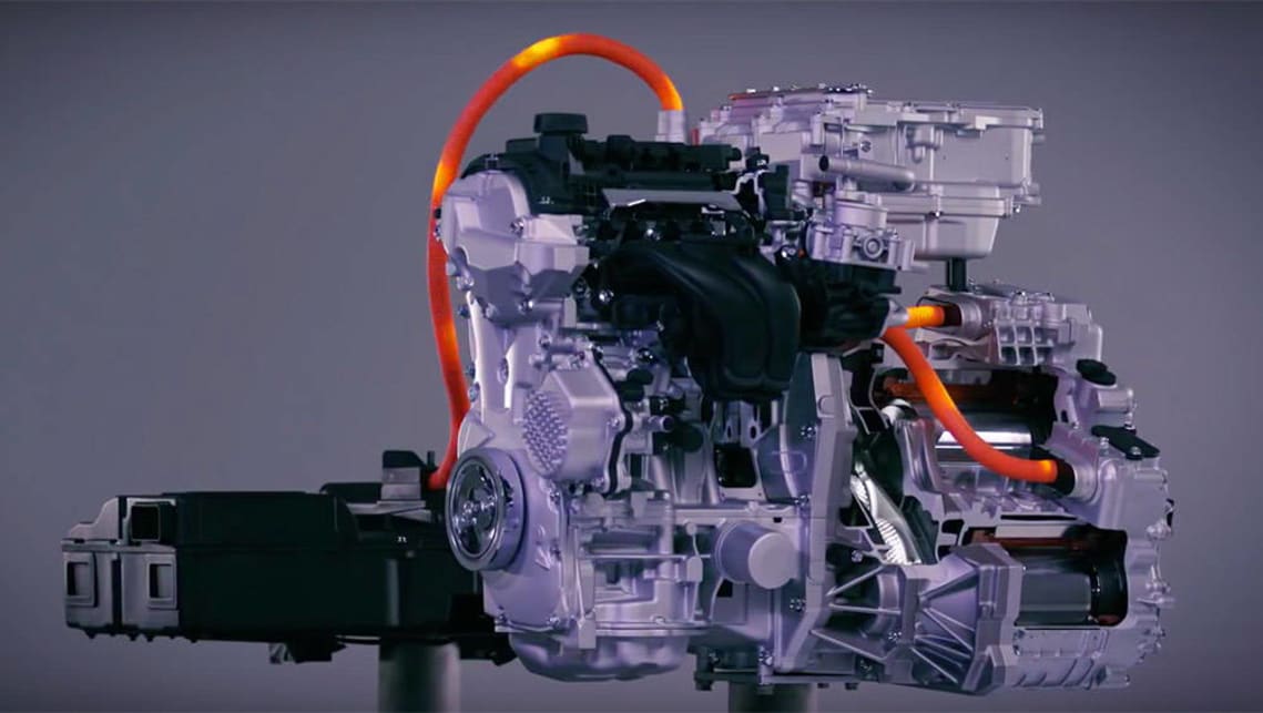 Nissan e-POWER hybrid engine.