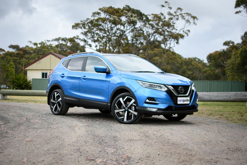 The Nissan Qashqai features a raised seating position and great visibility.