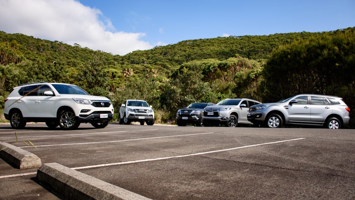 The crew agreed the SsangYong was the most attractive with the Ford Everst the next favourite, followed by the Fortuner.