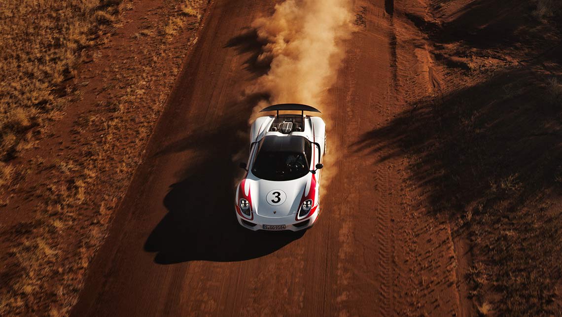Porsche 918 Spyder in the Northern Territory