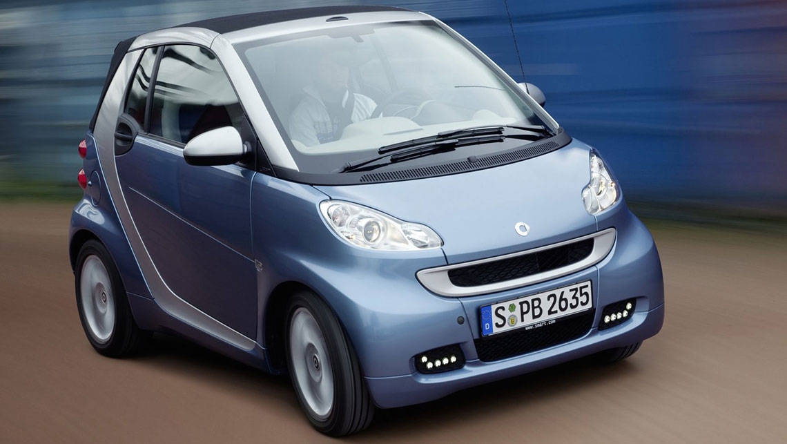 Smart ForTwo. Smart car driving shot. Photo: Supplied
