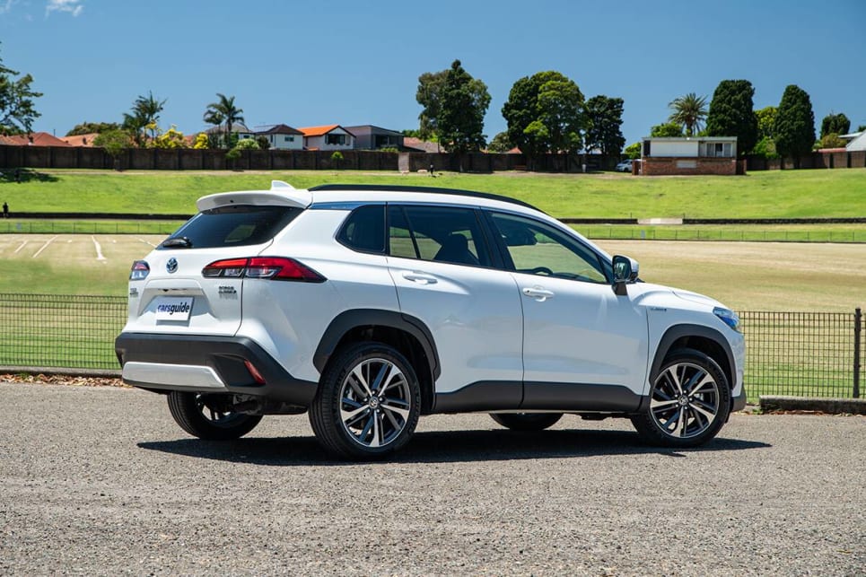 It shares more design DNA with its bigger sibling, the RAV4, but it’s more refined. (image: Tom White)