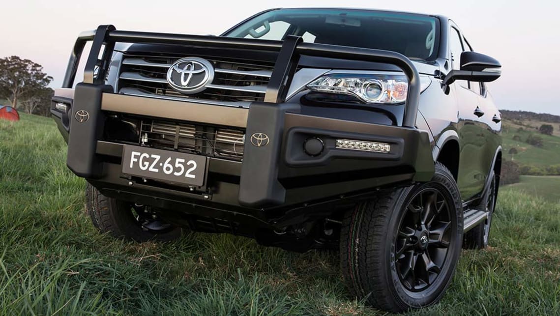 2015 Toyota Fortuner GX with Toyota Genuine steel bull bar