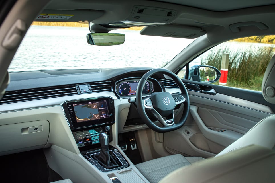 The cabin feels cavernous, with large but supportive front seats and excellent adjustability.