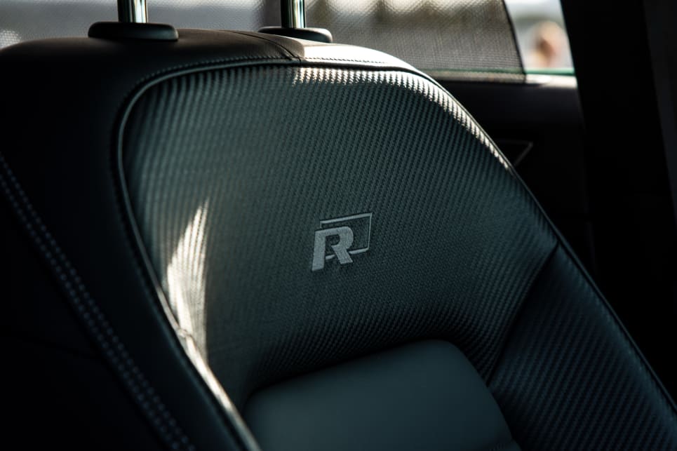 The Sports seats are leather-appointed.