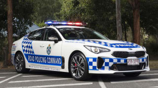 Kia Stinger GT police car makes its American debut