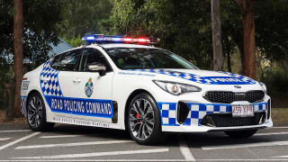 Kia Stinger police pursuit vehicles hit Queensland