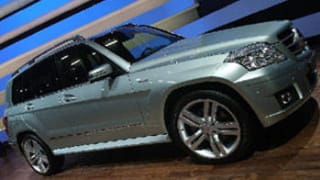 Mercedes GLK on track