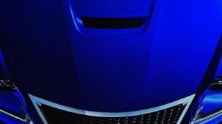 Lexus RC F sports car second teaser