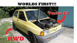 Frankenstein's Monster takes the shape of a Ford Festiva