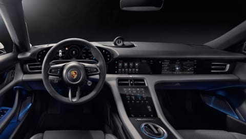 It's bye-bye buttons as Porsche Taycan's tech-heavy interior revealed