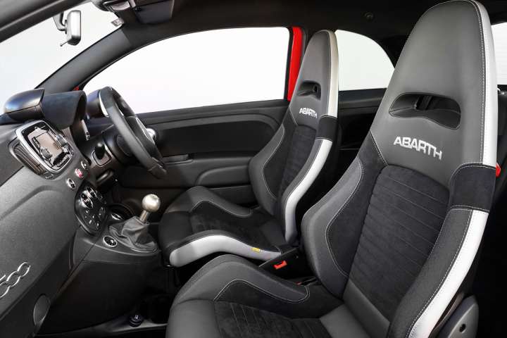 Abarth bucket seats hot sale
