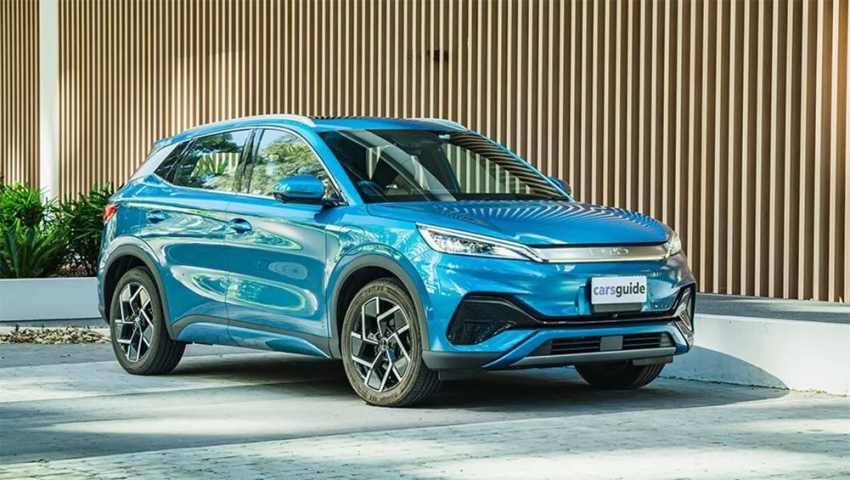 The BYD Atto 3 is priced from ,011. (Image: Tom White)