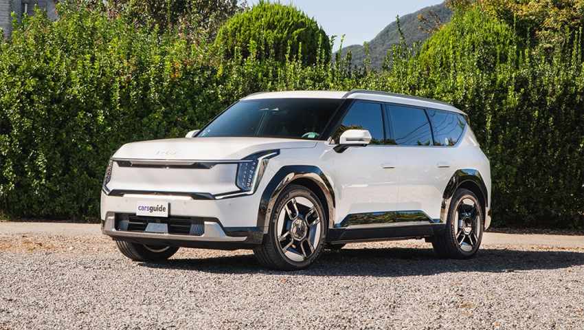 The Kia EV9 is priced from ,000. (Image: Tom White)