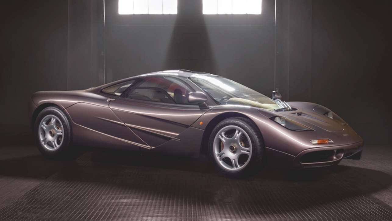 This 1995 McLaren F1 sold for US$20.46m at auction, marking a new record price.