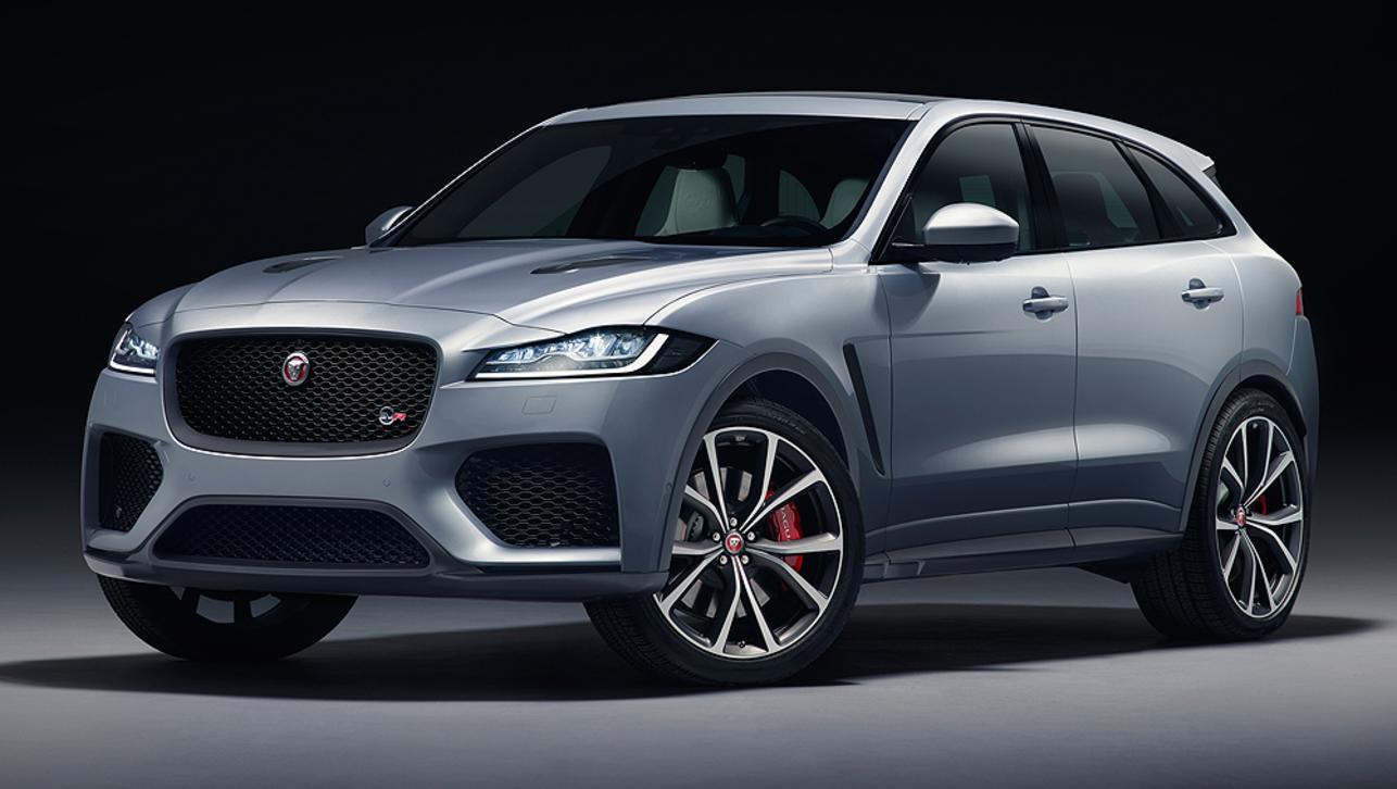 The supercharged F-Pace SVR mid-size SUV sprints from 0-100km/h in a claimed 4.3 seconds.