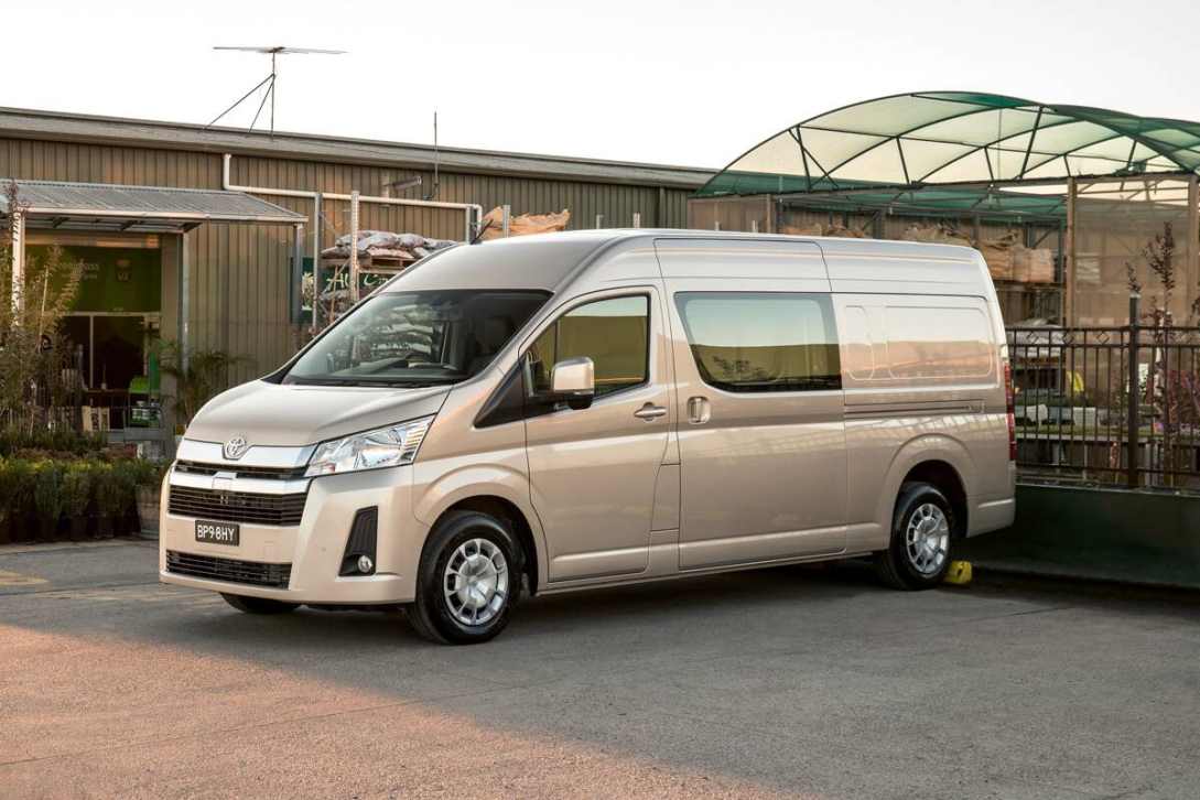 The Toyota HiAce will only be sold in rear-wheel drive this time around.