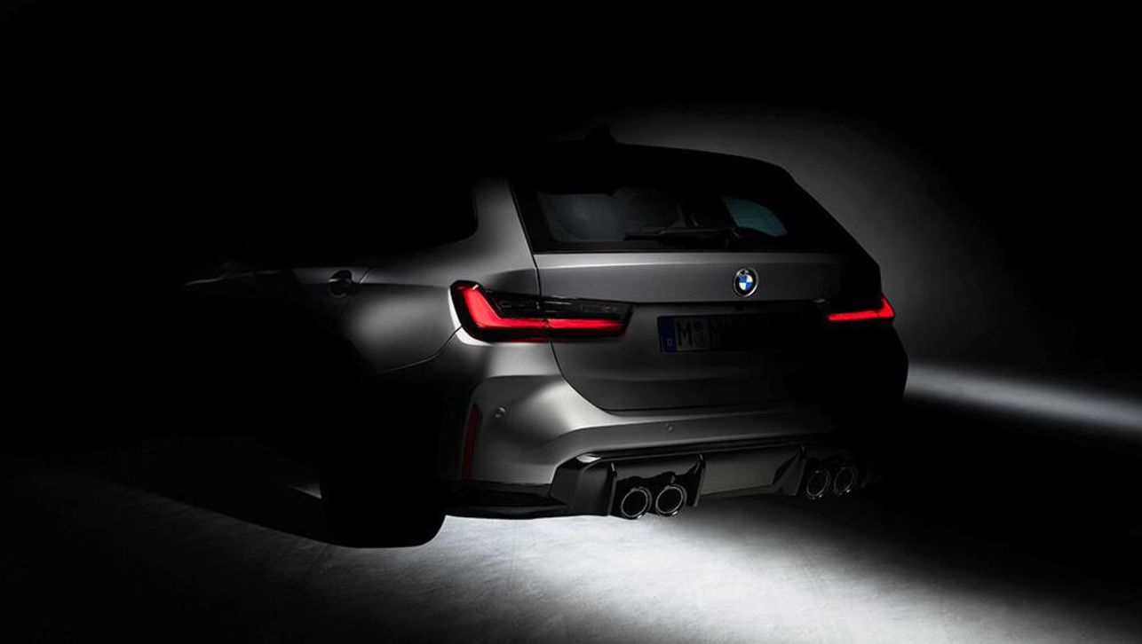 BMW is teasing the first mass production M3 Touring, which should serve up pace and practicality.