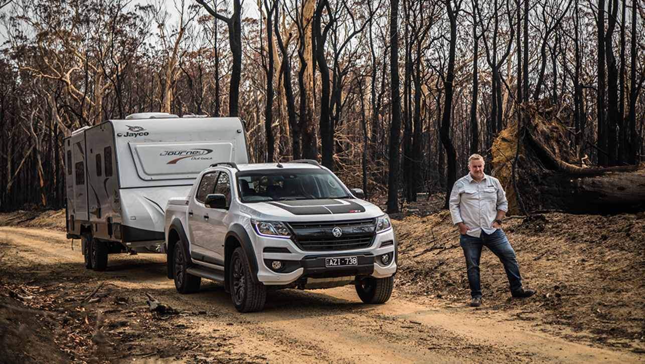 The Holden Colorado Z71 is right at home in the bush – and it looks pretty good there too.