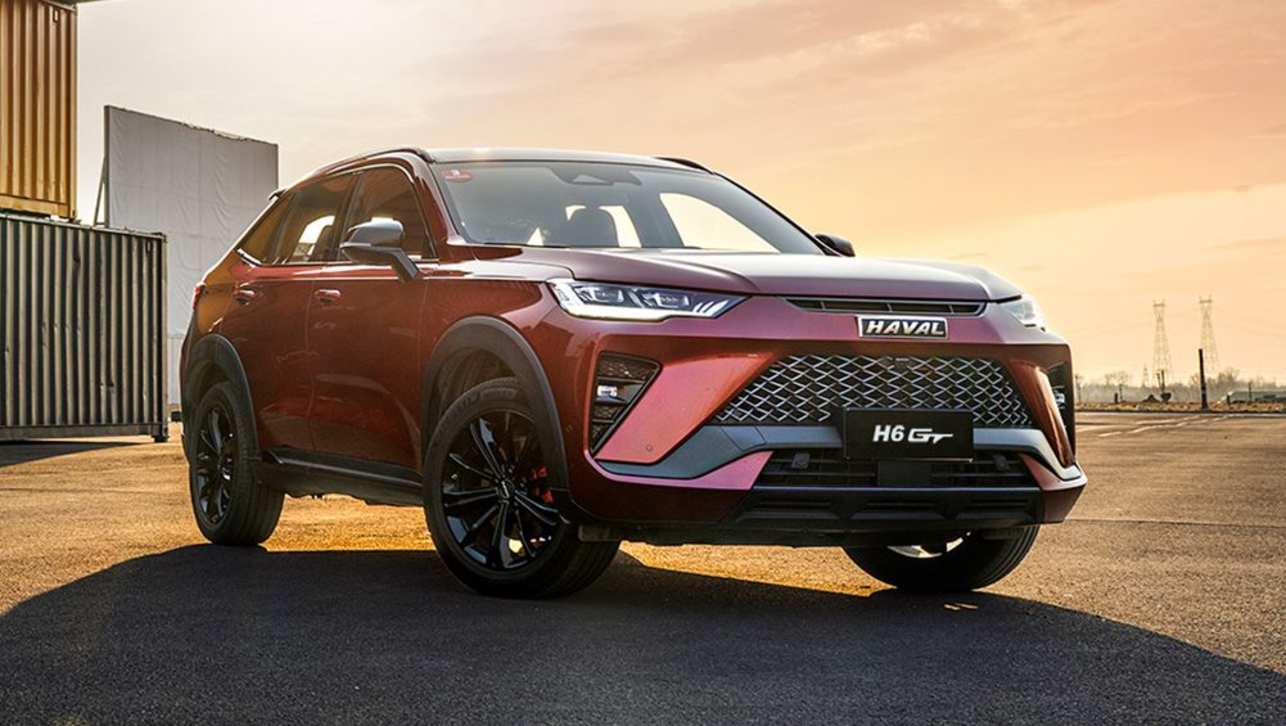 The H6 GT is the coupe version Haval&#039;s mid-sized SUV