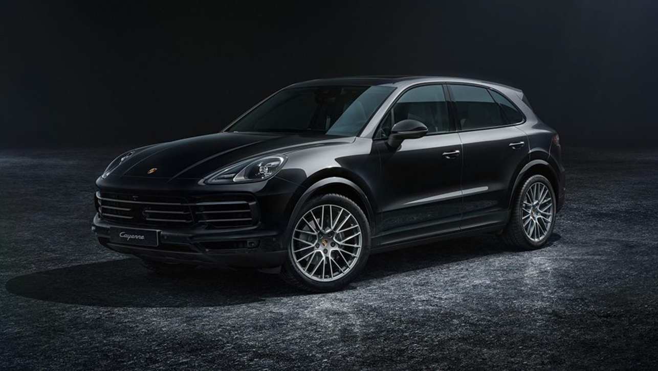 The Platinum Edition is available in six Cayenne variants.