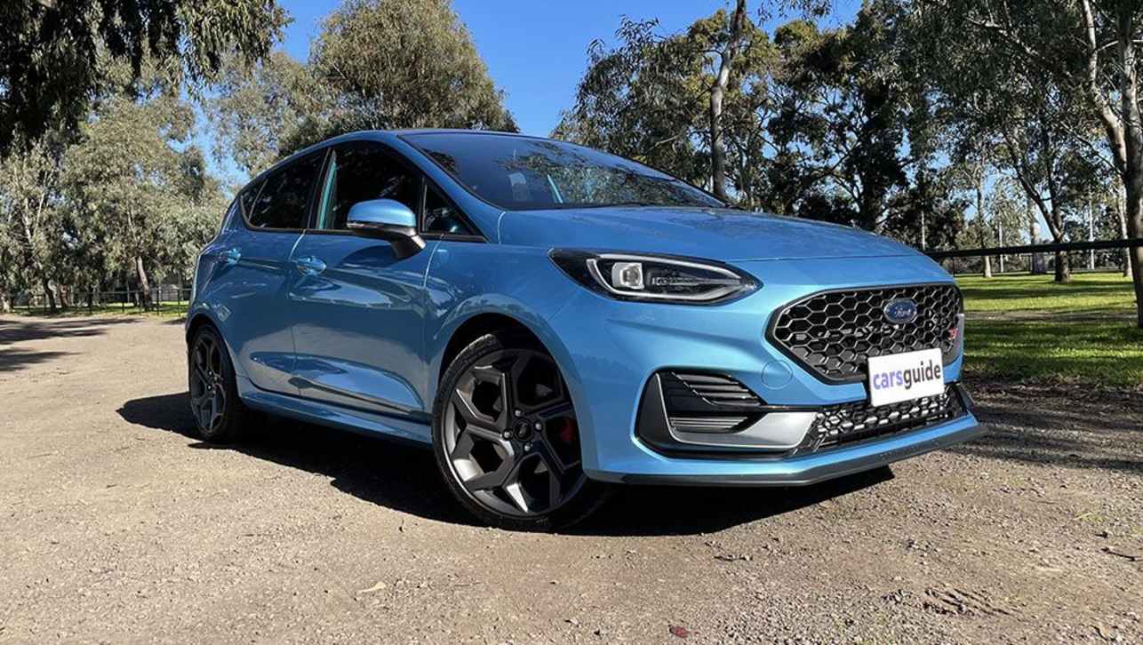 It’s hard to pick the styling changes of the updated Fiesta ST but it gets a fresh headlight design. (image: Tim Nicholson)