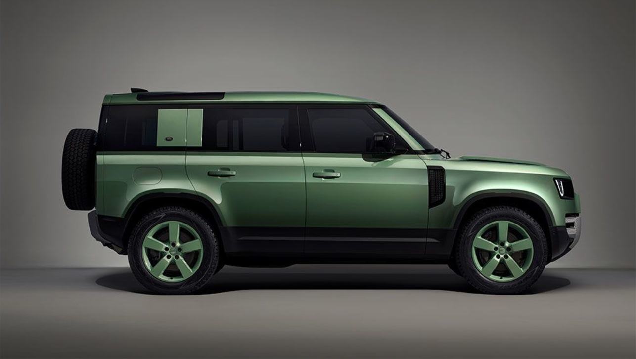 The first Land Rover Series I wore a light green similar to this Grasmere Green.