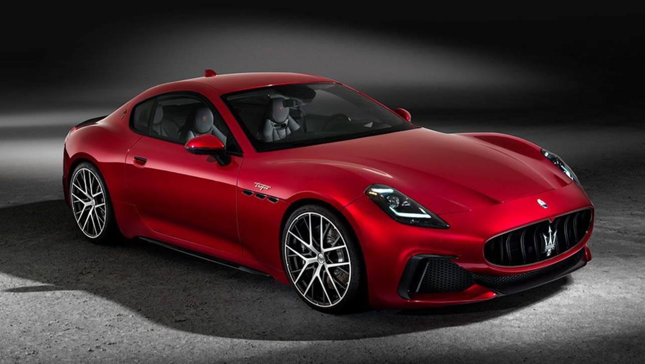 The GranTurismo ditches the V8 for the high-tech V6 from its MC20 supercar sibling, or a full EV drivetrain.