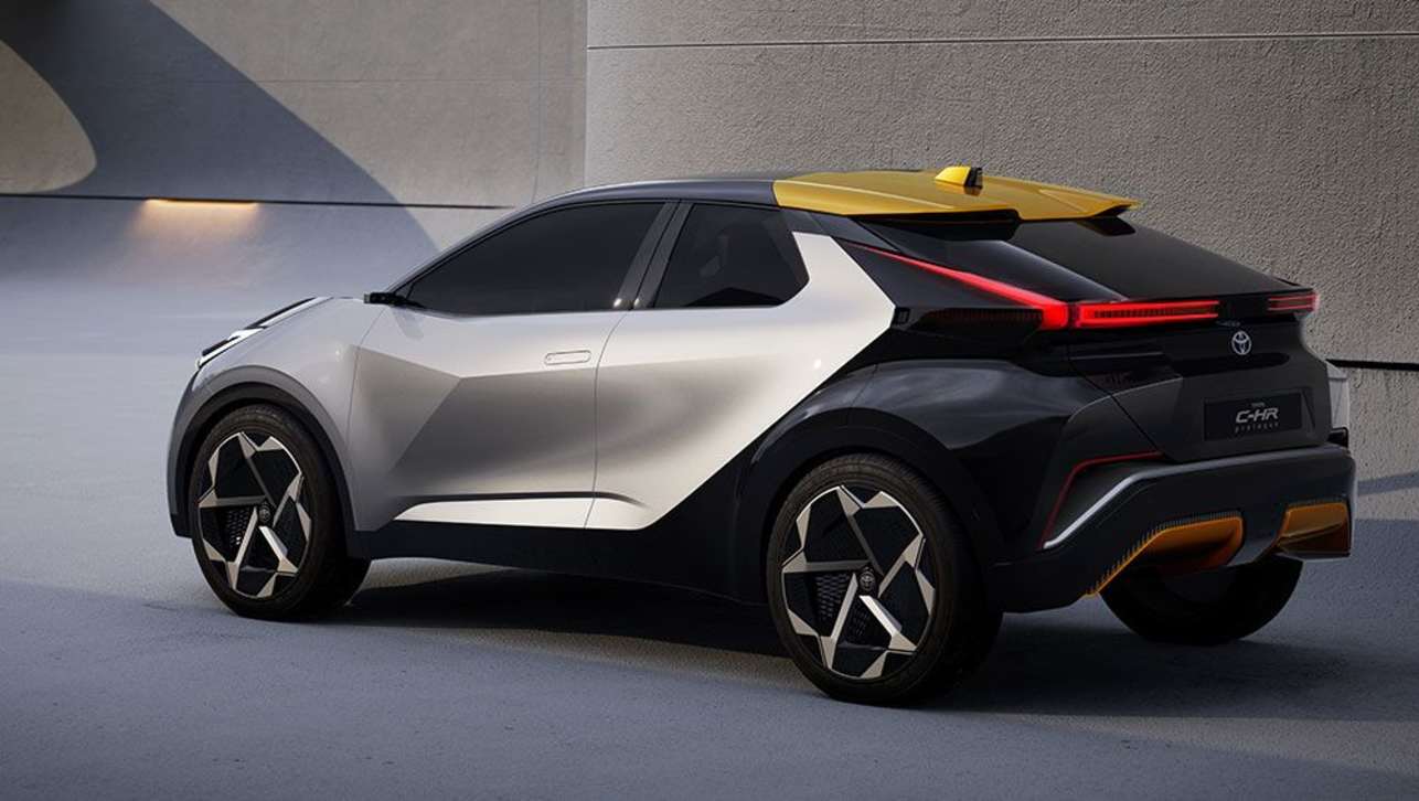 The Toyota Prologue concept is a glimpse at the next generation C-HR, set to be revealed in the first half of 2023.