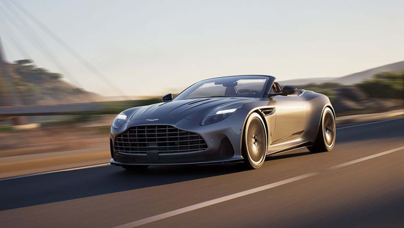 The Aston Martin DB12 Volante follows shortly after the coupe version.