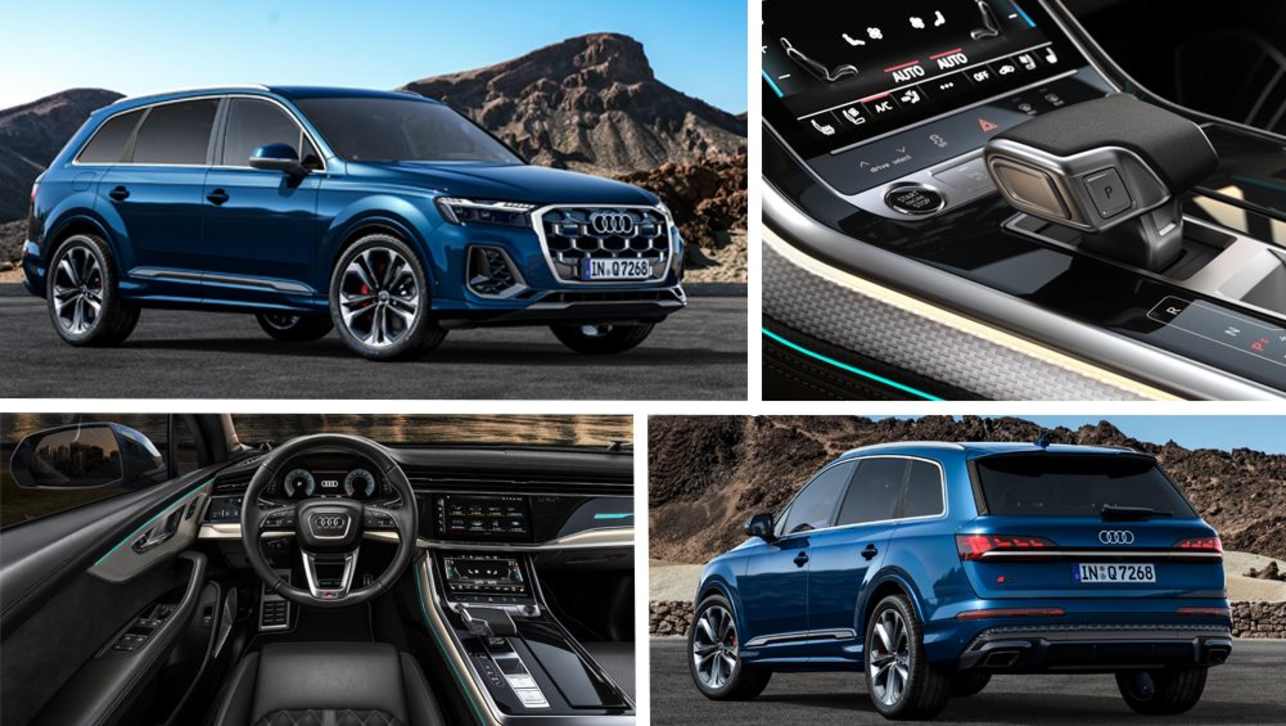 The facelifted Q7 looks familiar, but with sleeker elements such as altered trim and optional Matrix LED headlights.