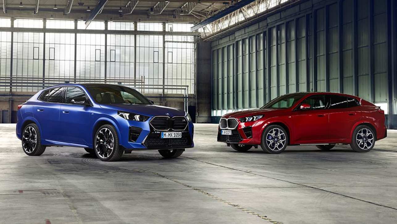 The BMW X2 and iX2 have been revealed ahead of their motor show debut.