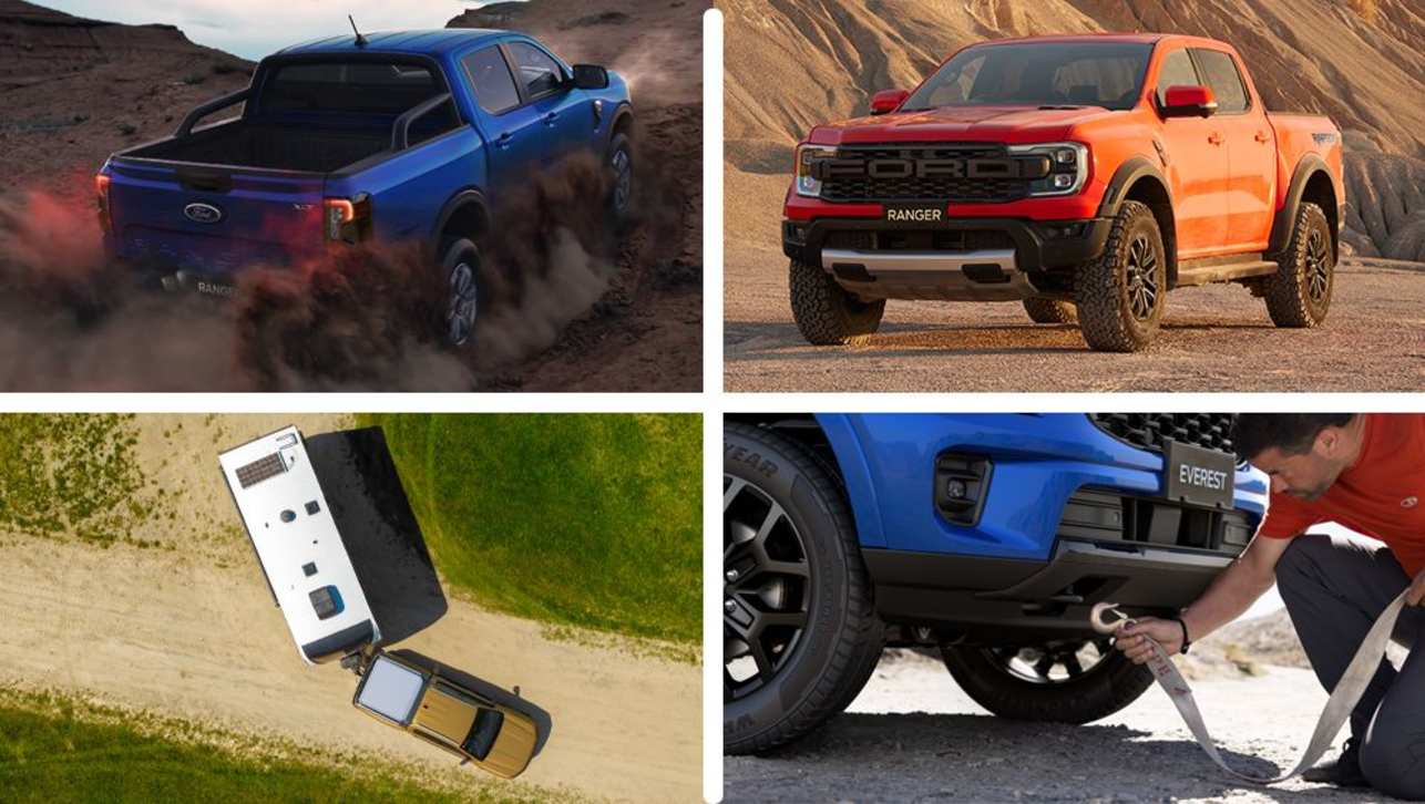The big addition to the Ranger and Everest for 2024 is Pro Trailer Backup Assist, plus some now-standard option packs.