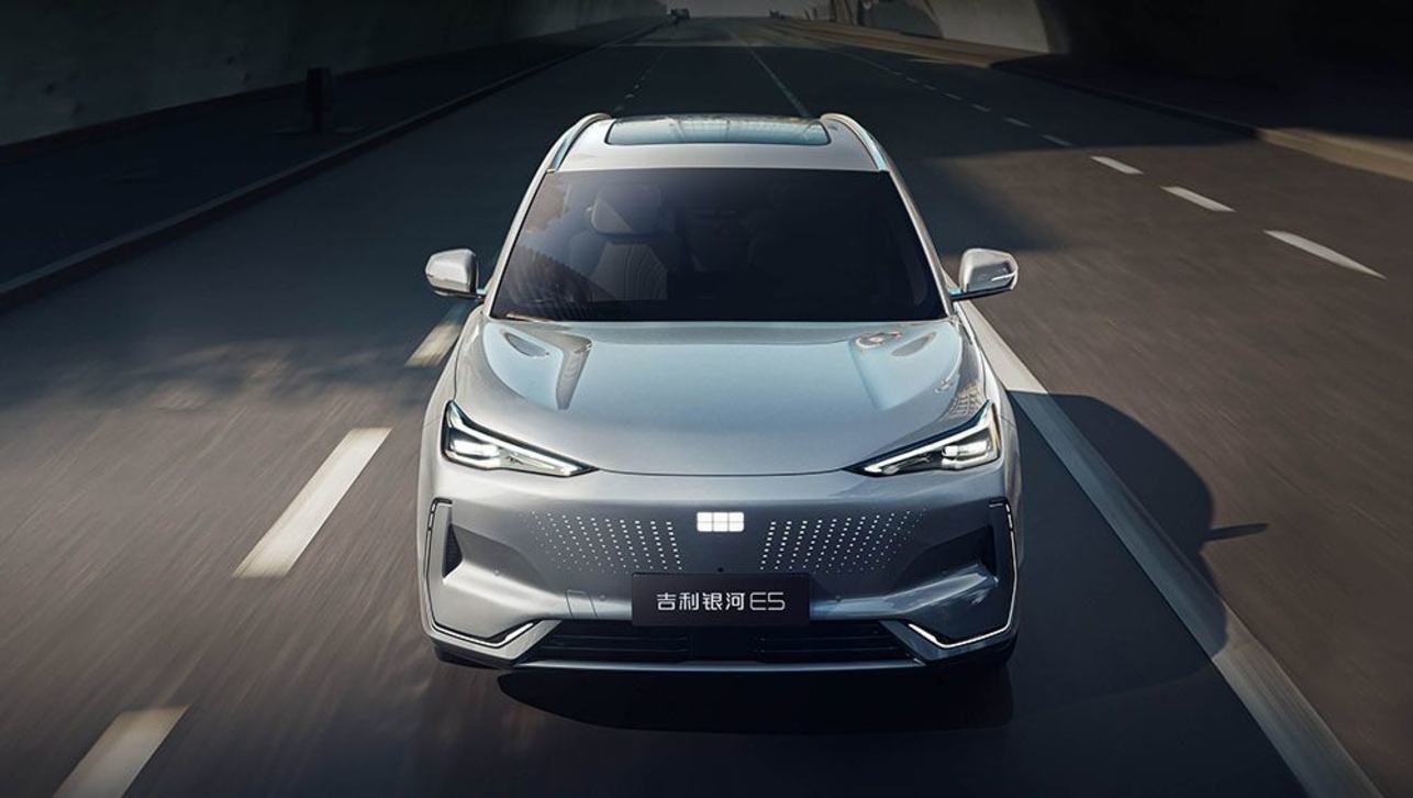 The E5 is Geely’s first Galaxy model for export.