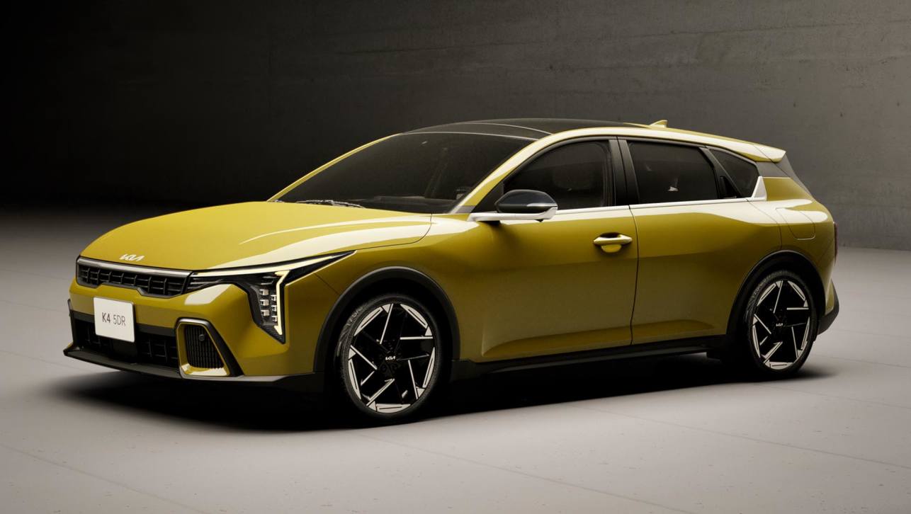 The all-new Kia K4 Hatch was shown at the 2024 New York Motor Show.
