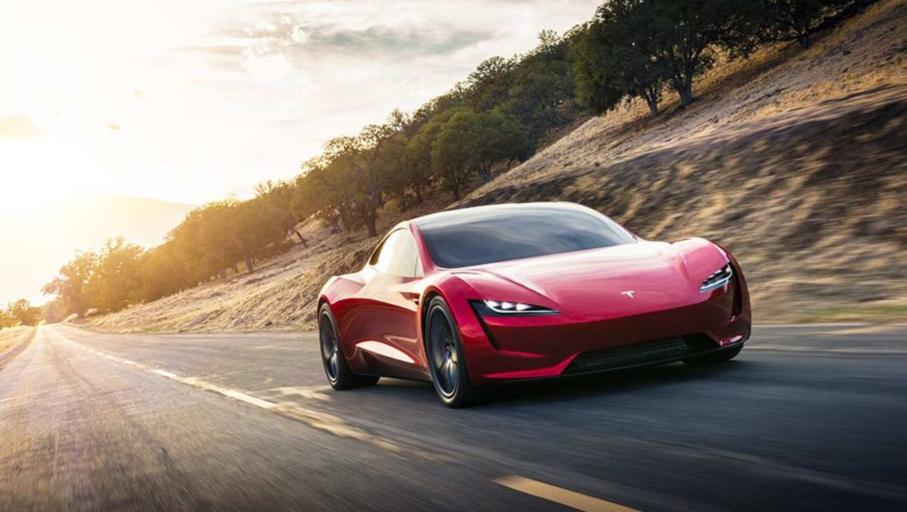 Tesla CEO Elon Musk says the Roadster electric sports car will accelerate to 97km/h in less than a second.