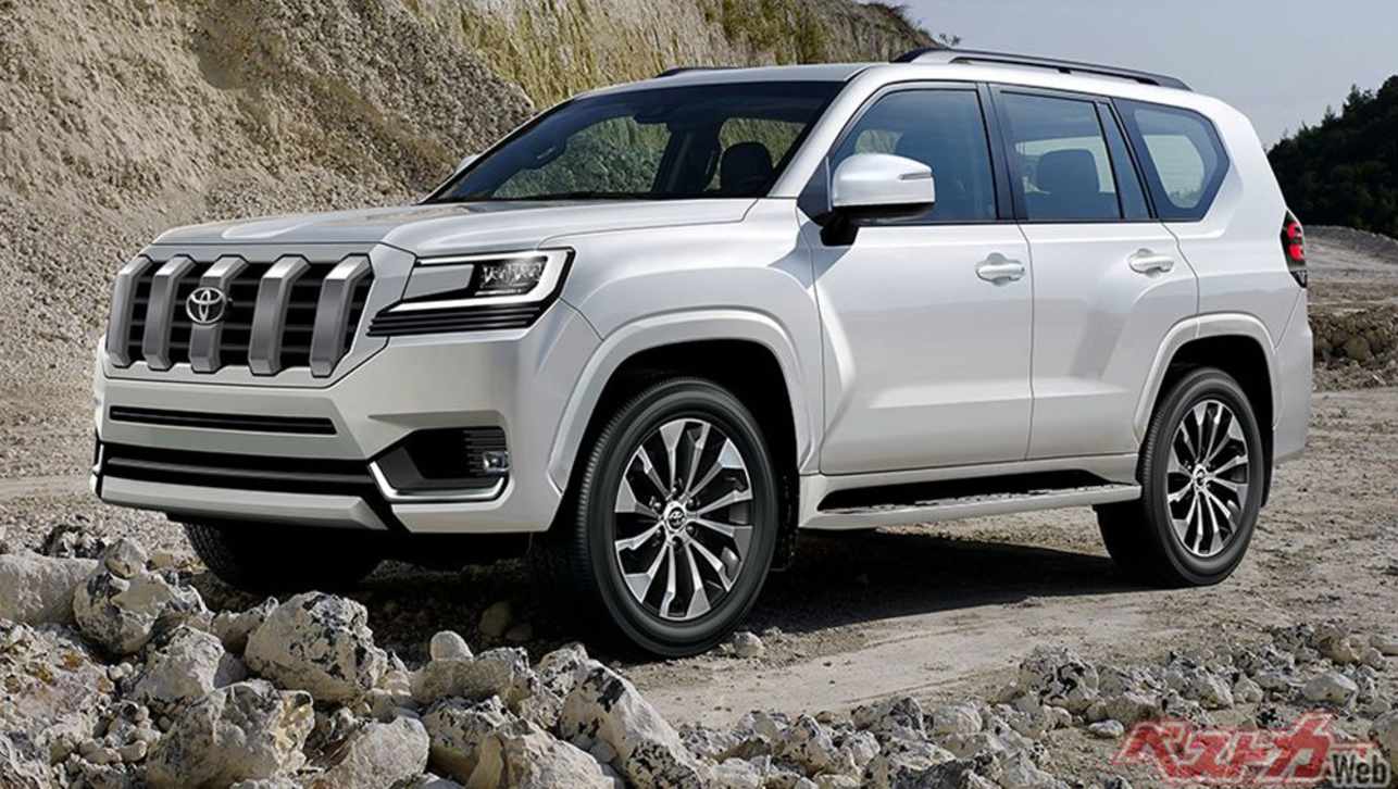 Twinturbo V6 hybrid for baby LandCruiser 300? 2024 Toyota Prado to get