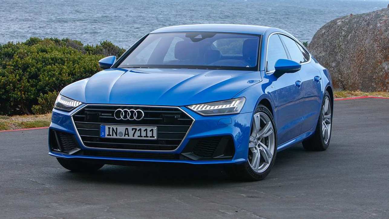 The new A7 Sportback will be offered with the choice of a turbocharged 3.0-litre V6 petrol or diesel powertrain.