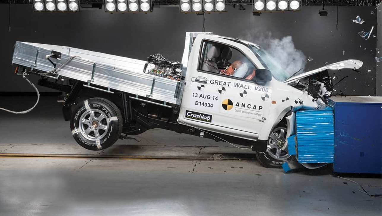 The Great Wall V-series ute is still a three star car according to ANCAP.