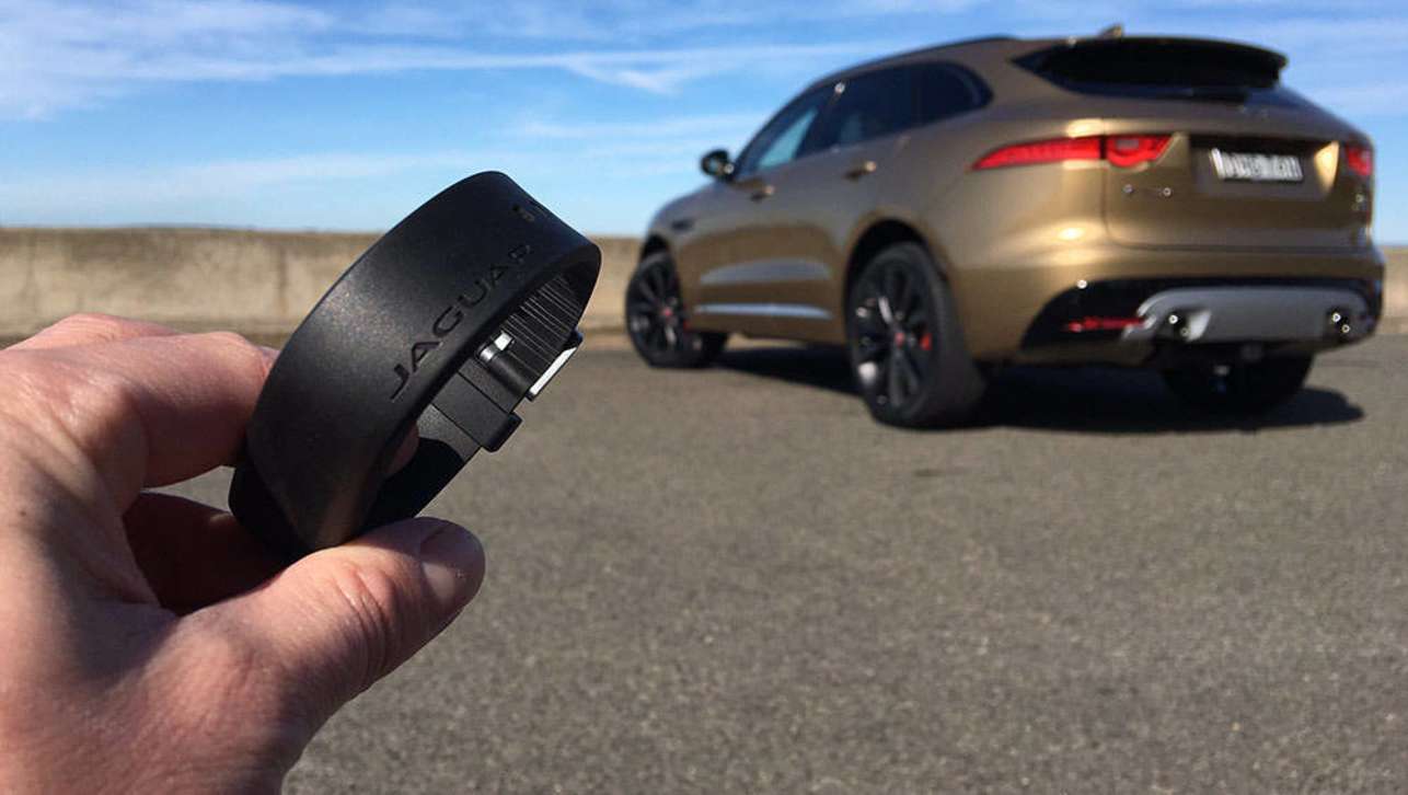 Jaguar F Pace scores Bond style wristband key Car News CarsGuide
