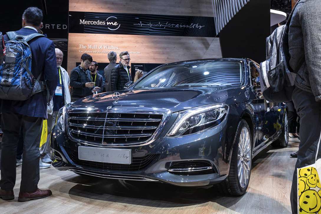 Mercedes-Benz S-Class, equipped with a &#039;Vitality Coach&#039;, not far away