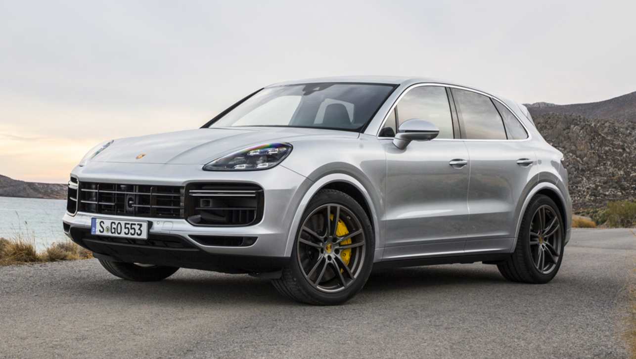 The three-variant Porsche Cayenne range can be expected to land in Australian showrooms in the middle of the year.