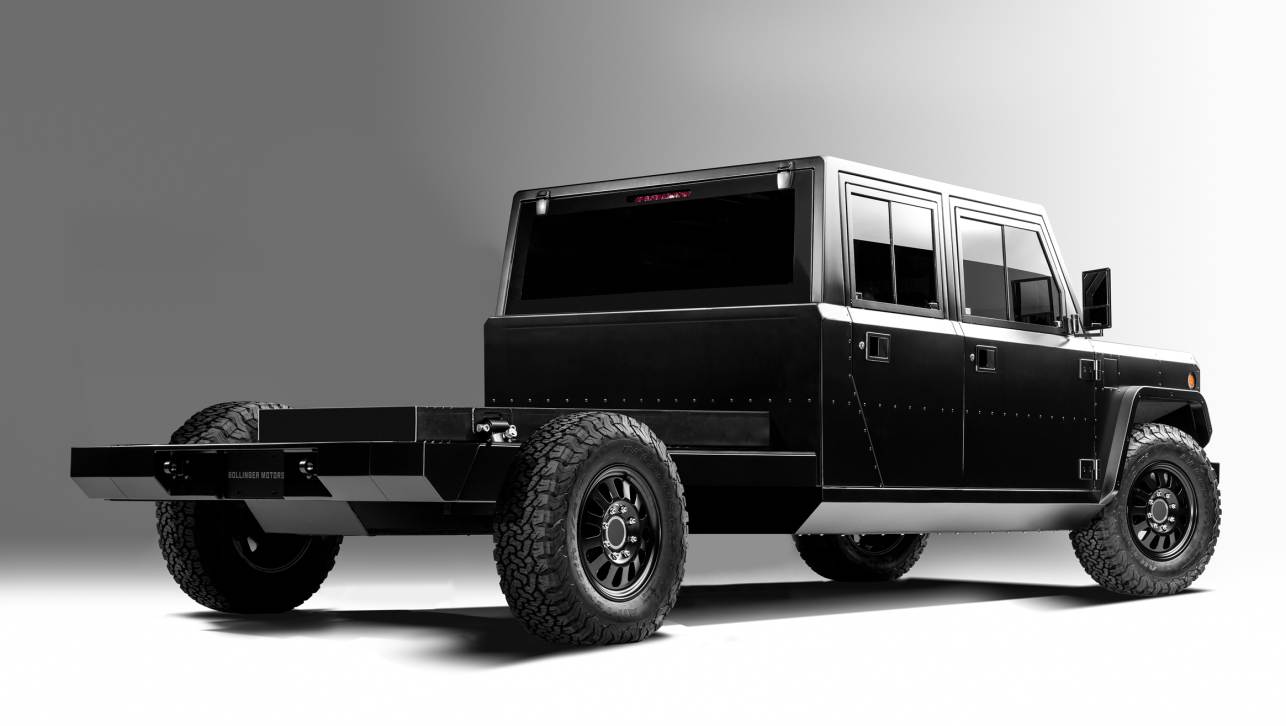 Is this the cab-chassis ute of the future? Bollinger is said to be working on RHD versions of its B1 and B2 pair.
