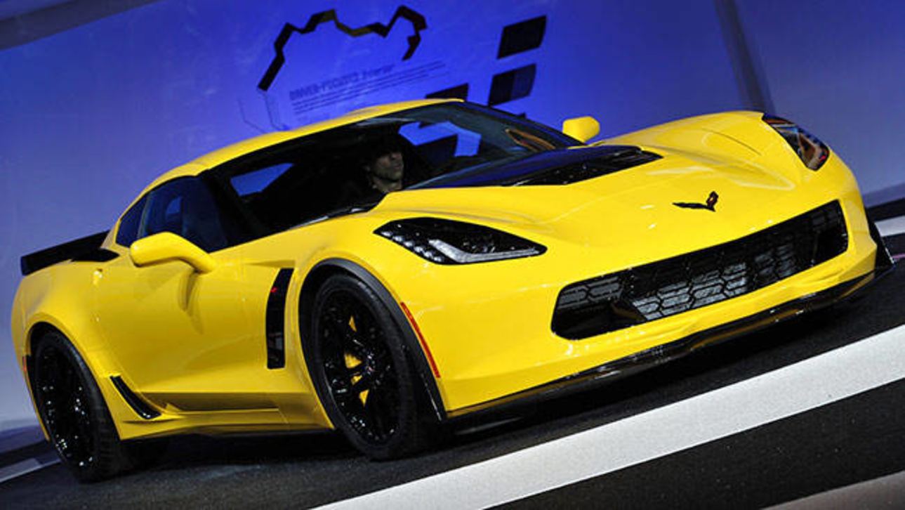 The Corvette Z06, which won car of the year in Detroit.